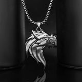 Eclipse Dragon Black Mens Pendant