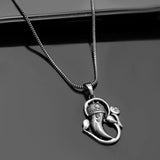 Eclipse Enigmatic Black Ganesha Mens Pendant