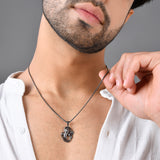 Eclipse Enigmatic Black Ganesha Mens Pendant