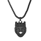 Eclipse Regal Roar Black Mens Pendant