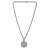 Eclipse Geometric Black Mens Pendant