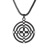 Eclipse Contemporary Black Mens Pendant