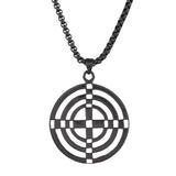 Eclipse Contemporary Black Mens Pendant