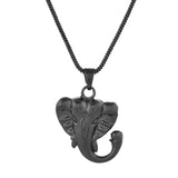 Eclipse Traditional Ganesha Black Mens Pendant