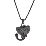 Eclipse Traditional Ganesha Black Mens Pendant