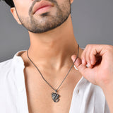 Eclipse Traditional Ganesha Black Mens Pendant