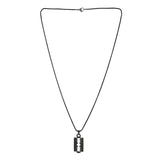 Eclipse Stylish Black Blade Mens Pendant