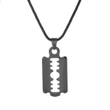 Eclipse Stylish Black Blade Mens Pendant