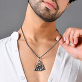 Eclipse Serpentine Black Mens Pendant