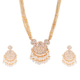 Kundan Elegance Rajwada Haar Necklace Set