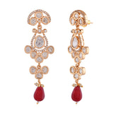 Kundan Elegance Mohini Dangler Earrings