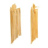 Voyage Glamour Cascade Gold Earrings