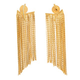 Voyage Glamour Cascade Gold Earrings