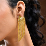 Voyage Glamour Cascade Gold Earrings