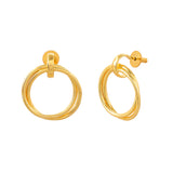 Voyage Eternal Loop Gold Earrings