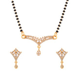 Sparkling Elegance Teardrop Cut Cz Mangalsutra Set