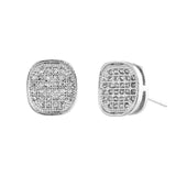 Sparkling Elegance Radiance Square American Diamond Studs Earrings