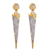 Sparkling Elegance Regal Romance American Diamond Stud Earrings