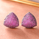 Sparkling Elegance Regal Radiance American Diamond Earrings