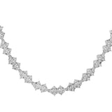 Sparkling Elegance Radiant Luxe American Diamond Necklace Set