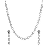 Sparkling Elegance Timeless American Diamond Necklace Set