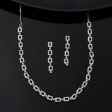 Sparkling Elegance Timeless American Diamond Necklace Set