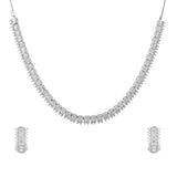 Sparkling Essential Radiant Statement American Diamond Necklace Set