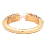 Stunning Gold-Plated American Diamond Bracelet