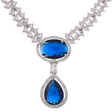 Sparkling Elegance Grace American Diamond Necklace Set