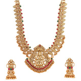 Gold Opulence Sowbhagya Temple Necklace Set