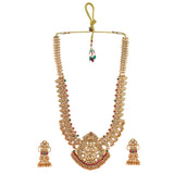 Gold Opulence Sowbhagya Temple Necklace Set