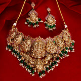 Gold Opulence Devika Shringar Temple Choker Necklace Set