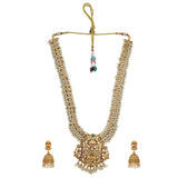 Gold Opulence Sanskriti Temple Necklace Set