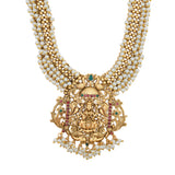 Gold Opulence Sanskriti Temple Necklace Set