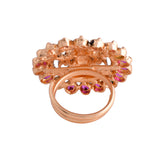 Gold Opulence Lakshmi Mudrika Temple Ring