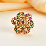 Gold Opulence Lavanya Temple Ring