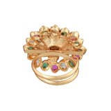 Gold Opulence Kumudini Temple Ring