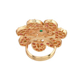 Gold Opulence Kalpana Temple Ring