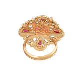 Gold Opulence Swarnika Temple Ring