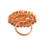 Gold Opulence Kanaka Lakshmi Temple Ring