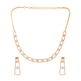 Sparkling Elegance Designer American Diamond Necklace Set