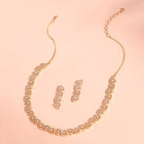 Sparkling Elegance Eternal Grace American Diamond Necklace Set