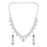 Sparkling Elegance Timeless Teardrop American Diamond Necklace Set