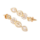 Sparkling Essential Glorious Gold American Diamond Necklace Set