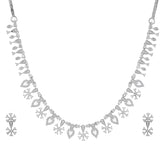 Sparkling Essentials Twilight Glam American Diamond Necklace Set