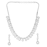 Sparkling Essentials Luminescent Grace  American Diamond Necklace Set