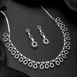 Sparkling Essentials Luminescent Grace  American Diamond Necklace Set