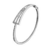 Sparkling Elegance Celestial Vines American Diamond Bracelet