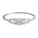 Sparkling Elegance Starry Lattice American Diamond Bracelet