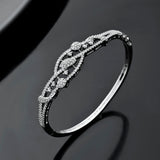 Sparkling Elegance Royal Crest American Diamond Bracelet